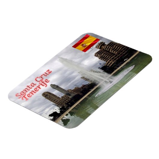 スペイン – カナリア諸島 – テネリフェ – サンタクルーズ – マグネット (左側)