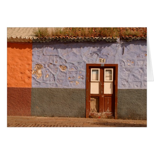 スペイン、カナリア諸島、テネリフェ、ヴィラ (正面横)