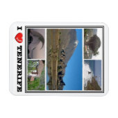 スペイン – カナリア諸島 – テネリフェ – I Love - Magne マグネット (横)