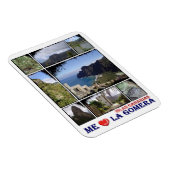 スペイン – カナリア諸島 – ラゴメラ – I Love - Magn マグネット (右側)