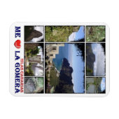 スペイン – カナリア諸島 – ラゴメラ – I Love - Magn マグネット (横)