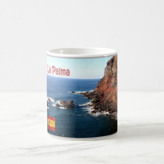 スペイン – カナリア諸島 – ラパルマ –  コーヒーマグカップ (中央)