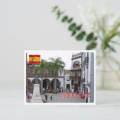 スペイン – カナリア諸島 – ラパルマ – サンタクルーズ –  ポストカード (スタンド正面)