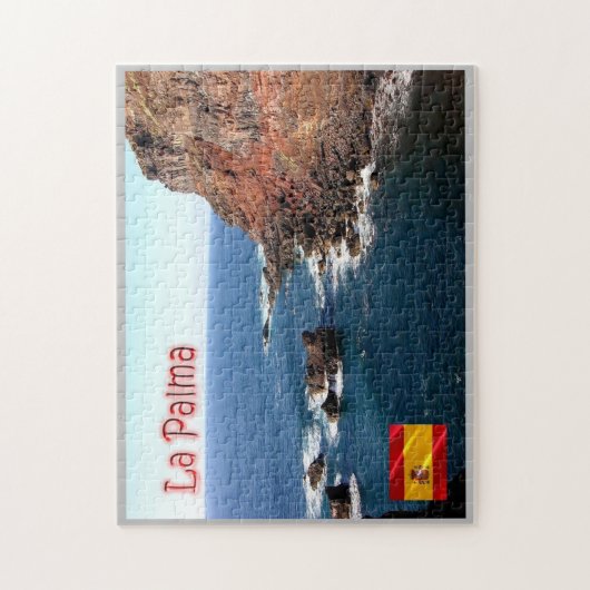 スペイン – カナリア諸島 – ラパルマ – ジグソーパズル (縦)