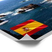 スペイン – カナリア諸島 – ラパルマ –  ポスター (角)