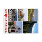 スペイン – カナリア諸島 – ラパルマ – I Love - Magne マグネット (横)