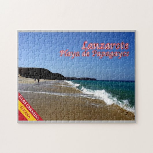 スペイン – カナリア諸島 – ランザロテ – ジグソーパズル (横)
