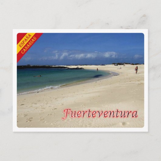スペイン – カナリア諸島 – Fuerteventura - ポストカード (正面)