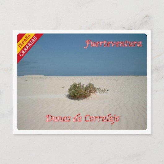 スペイン – カナリア諸島 – Fuerteventura - ポストカード (正面)