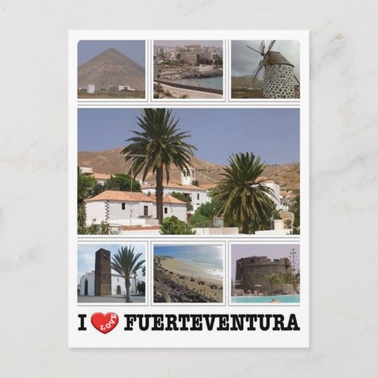 スペイン – カナリア諸島 – Fuerteventura - ポストカード (正面)