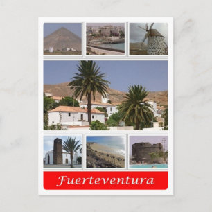 スペイン – カナリア諸島 – Fuerteventura – モザイク – ポストカード