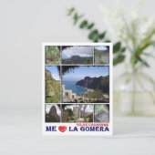 スペイン – カナリア諸島 – La Gomera - I Love - ポストカード (スタンド正面)