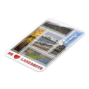 スペイン – カナリア諸島 – Lanzarote - I Love - Magn マグネット