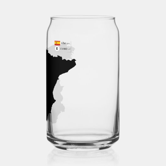 スペイン ガラス缶 (左)