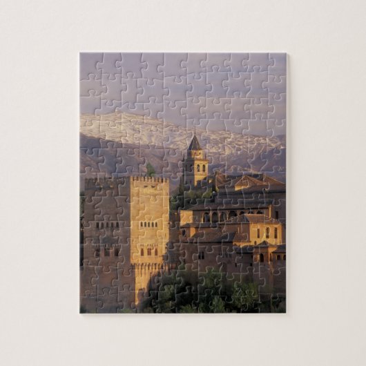 スペイン，グラナダ，アンダルシアAlhambra, 2 ジグソーパズル (縦)