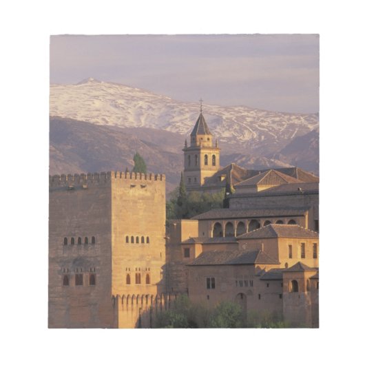 スペイン,グラナダ,アンダルシアAlhambra, 2 ノートパッド (正面)
