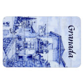 スペイン，グラナダ マグネット (横)