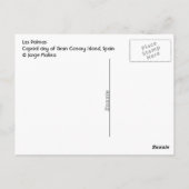 スペイン,グランカナリー島,ラスパルマス ポストカード (裏面)