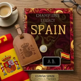 スペイン グローバルステージ ファイナリスト | エリート レッド&ゴールド ラックス ノートブック