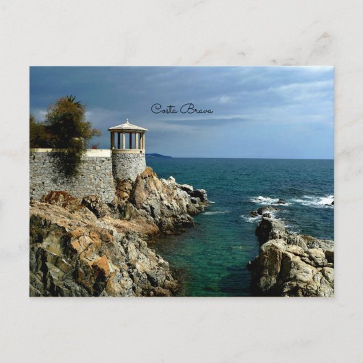スペイン，コスタブラバ ポストカード (正面)