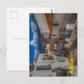 スペイン,コスタブランカ,アルティー ポストカード (正面/裏面)