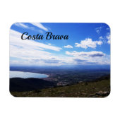 スペイン,コスタブラヴァの美しい景色 マグネット (横)