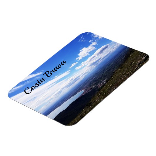 スペイン,コスタブラヴァの美しい景色 マグネット (左側)