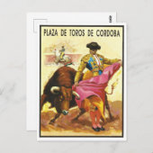 スペイン，コルドバ，プラザ・デル・トロス ポストカード (正面/裏面)