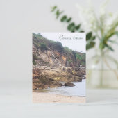 スペイン,コルナ | サンディビーチインレットアンドロッキークリフ シーズンポストカード (スタンド正面)