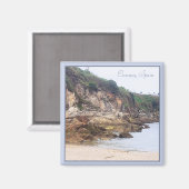 スペイン，コルナ | サンディーベイ海入り口 マグネット (正面/裏面)