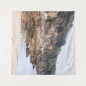 スペイン，コルナ | 海ビューと絶景 タペストリー (正面(横))