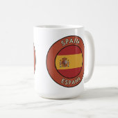 スペイン コーヒーマグカップ (正面右)