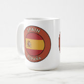 スペイン コーヒーマグカップ (正面左)