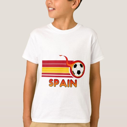 スペイン サッカー キッズTシャツ Tシャツ (正面)