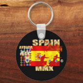 スペイン・サッカー キーホルダー (正面)