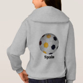 スペイン サッカー パーカー (裏面)