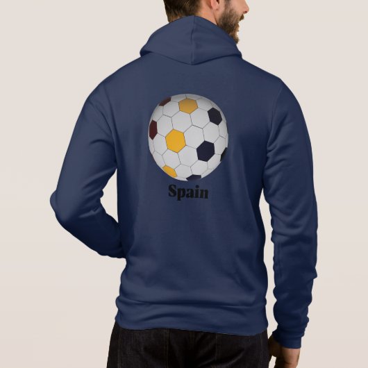 スペイン サッカー パーカ (裏面)