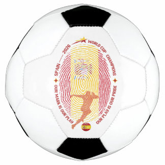 スペイン サッカー 指紋 マップ アート 2026 サッカーボール