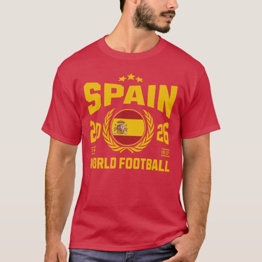 スペイン サッカー 2026 Tシャツ (正面)
