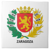 スペイン,サラゴサの紋章 タイル (正面)