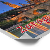 スペイン – サラゴサ –  ポスター (角)