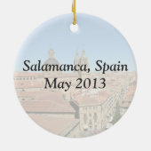 スペイン，サラマンカ セラミックオーナメント (裏面)