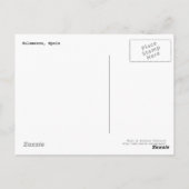 スペイン，サラマンカ ポストカード (裏面)