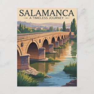 スペイン サラマンカ ローマ橋 ポストカード