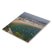 スペイン、サンセバスチャン。サン·バスク市 タイル (側面)