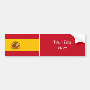 スペイン-スペインのな旗 バンパーステッカー