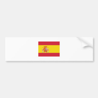 スペイン/スペインのな旗 バンパーステッカー