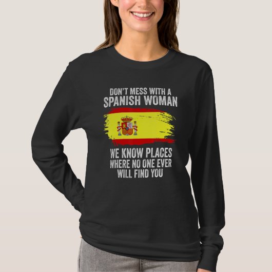 スペイン スペインの国旗 Tシャツ (正面)
