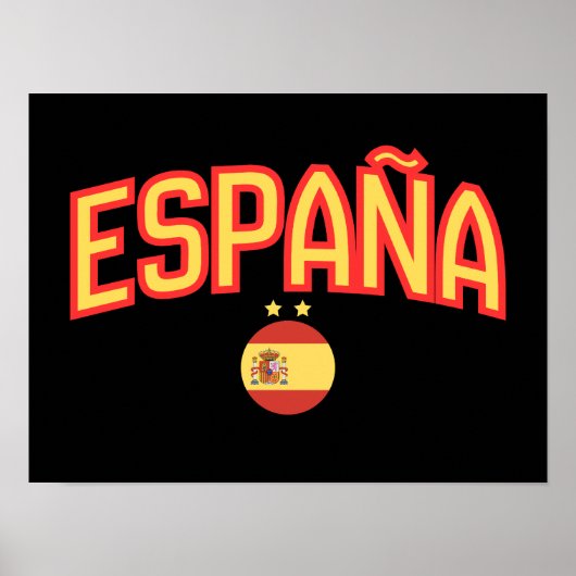 スペイン スペイン国旗 エスパーニャ お土産 ポスター (正面)