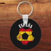 スペイン スペイン国旗 サッカー選手 スペイン人 Pride キーホルダー (正面)